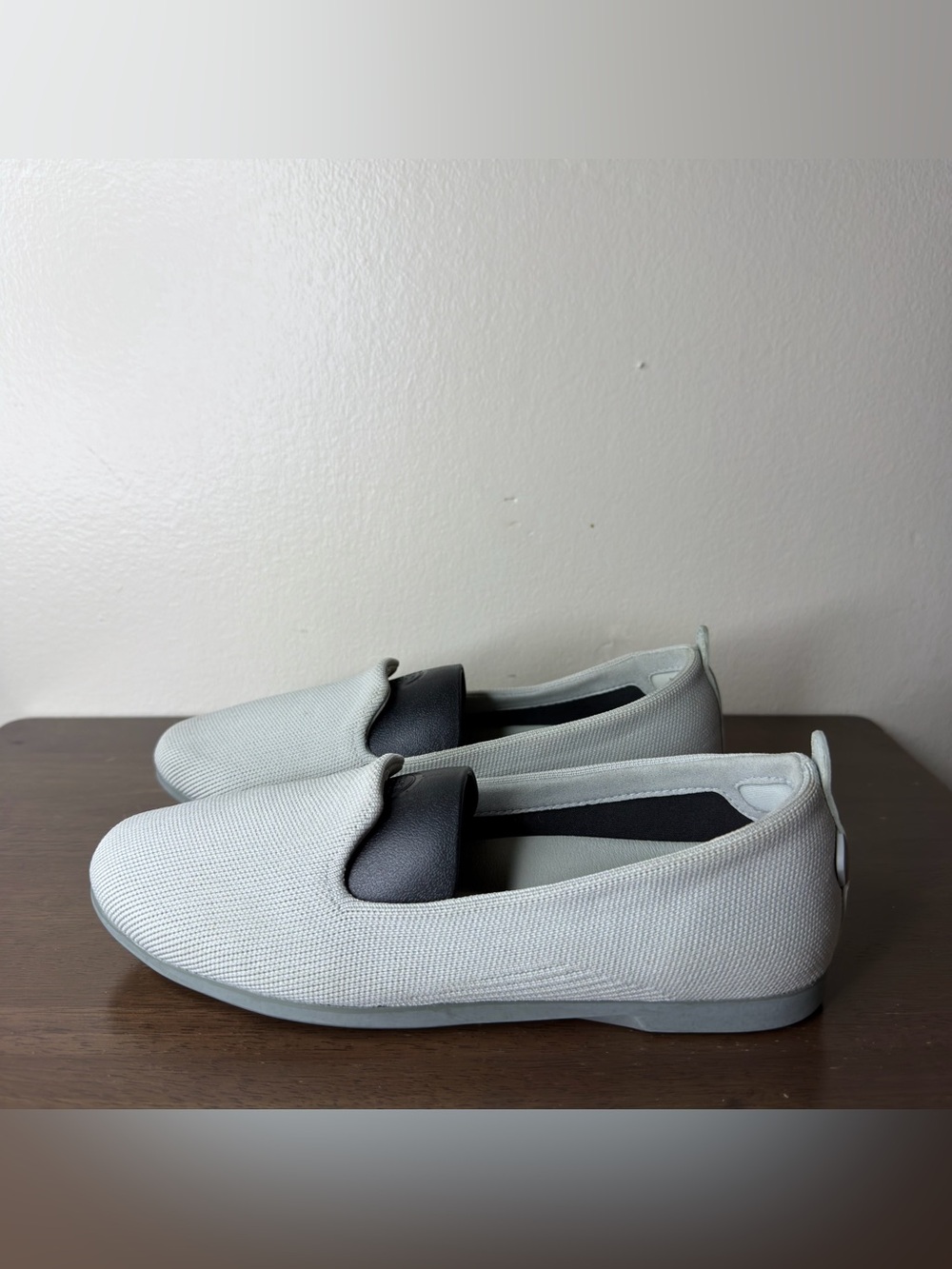 Vessi Gray Waterproof Market Flats 5.5 Womens